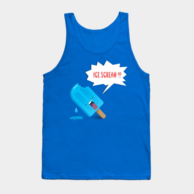 Ice Scream Tank Top by Drawerpunk